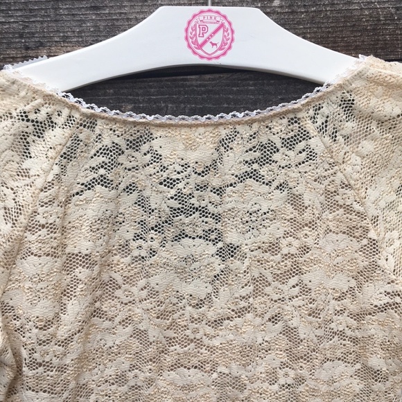 Vintage 90's Bebe floral lace wrap top - Picture 6 of 15